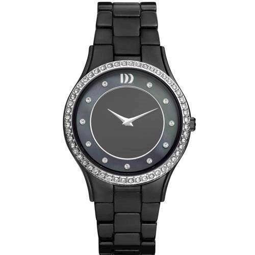 Ceramic Sort Quartz Dame ur fra Danish Design, IV63Q1024